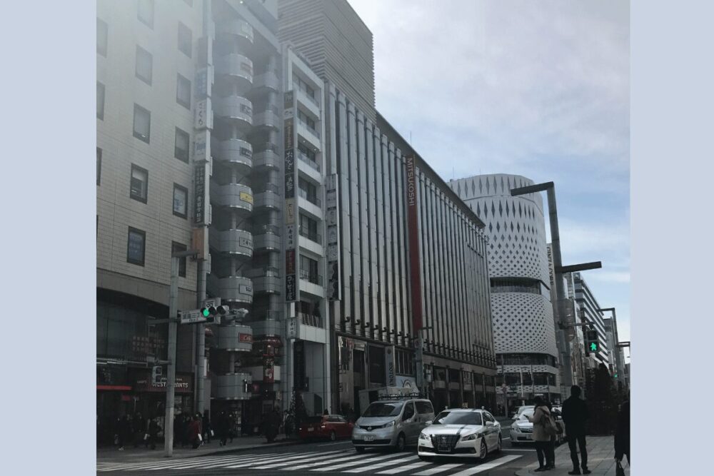 三越銀座店の外観